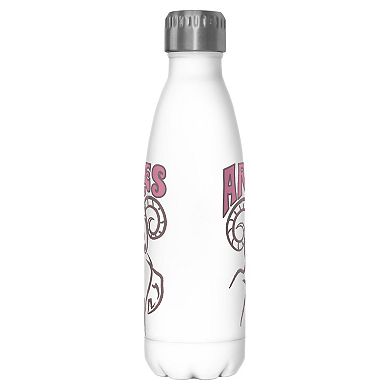 Zodiac Sign Aries Graphic Stainless Steel Bottle