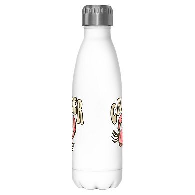 Zodiac Sign Cancer Graphic Stainless Steel Bottle