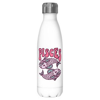 Zodiac Sign Pisces Graphic Stainless Steel Bottle