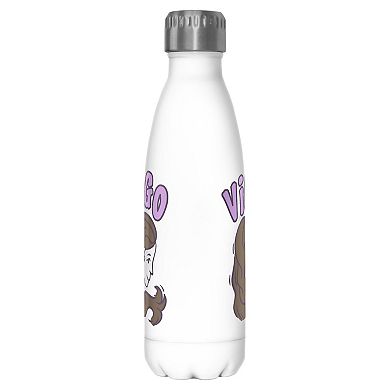 Zodiac Sign Virgo Graphic Stainless Steel Bottle
