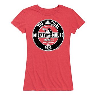 Disney's Mickey Mouse Women's Badge Graphic Tee