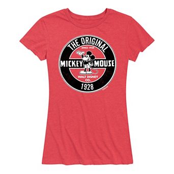 Disney's Mickey Mouse Women's Badge Graphic Tee