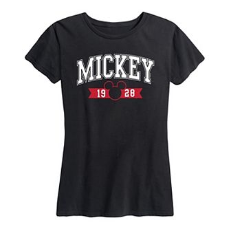 Disney's Mickey Mouse Women's 1928 Collegiate Graphic Tee
