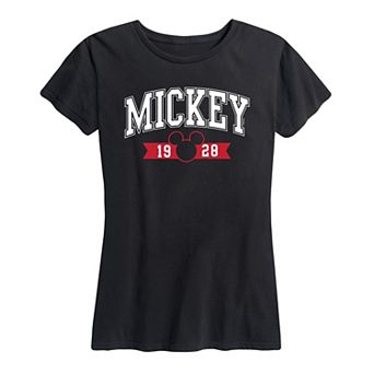 Disney's Mickey Mouse Women's 1928 Collegiate Graphic Tee