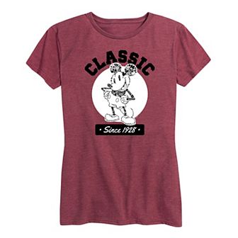 Disney's Mickey Mouse Women's Classic Since 1928 Graphic Tee