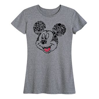 Disney's Mickey Mouse Women's Iconic Fill Graphic Tee