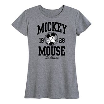 Disney's Mickey Mouse Women's Collegiate Graphic Tee