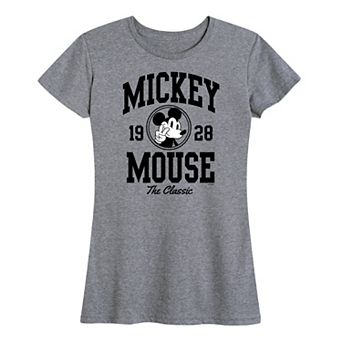 Disney's Mickey Mouse Women's Collegiate Graphic Tee