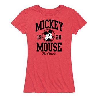 Disney's Mickey Mouse Women's Collegiate Graphic Tee