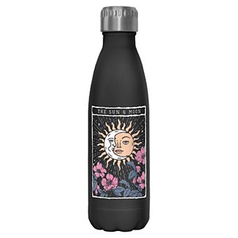 The Sun And Moon Card Graphic Stainless Steel Bottle