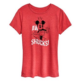 Disney's Mickey Mouse Women's Ah Shucks Graphic Tee
