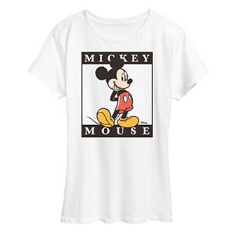 Disney's Mickey Mouse Women's Type Block Graphic Tee