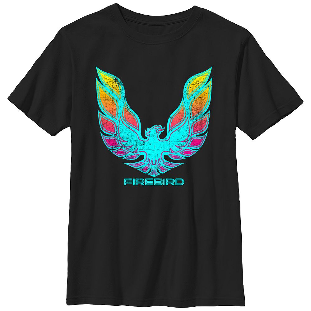 Boys Firebird Fluorescent Emblem Graphic Tee