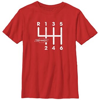 Boys Chevrolet Shift Plate Graphic Tee