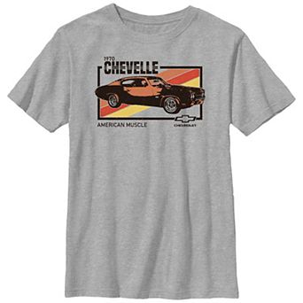 Boys Chevelle 1970 American Muscle Graphic Tee