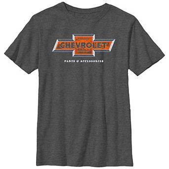 Boys Chevrolet Parts And Accessories Logo Graphic Tee