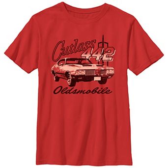 Boys Cutlass 442 Oldsmobile Graphic Tee
