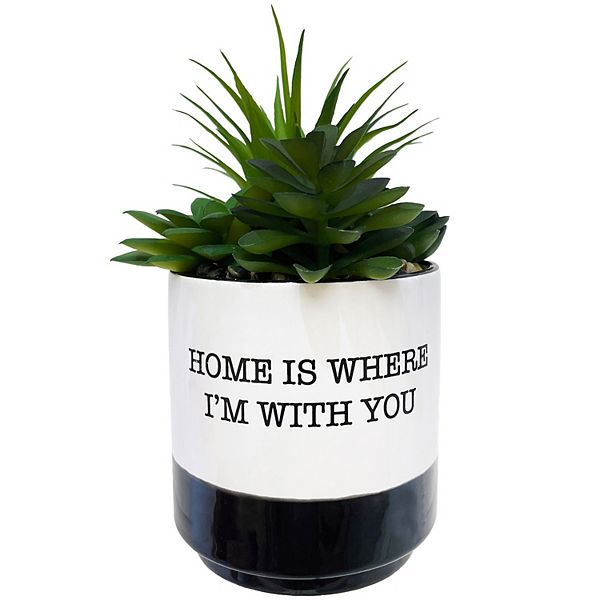 Dwell Studio "Home Is Where I'm With You" Artificial Plant Table Decor