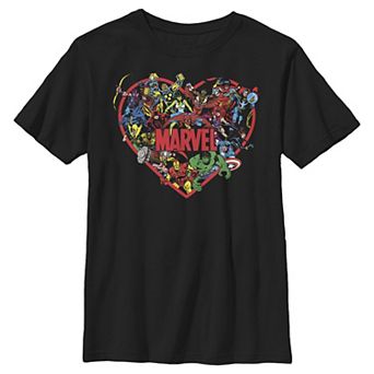 Marvel's The Avengers Marvel Heart Group Boys Graphic Tee