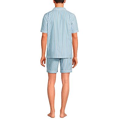 Men's Lands' End Essential Short Sleeve Top & Shorts Pajama Set