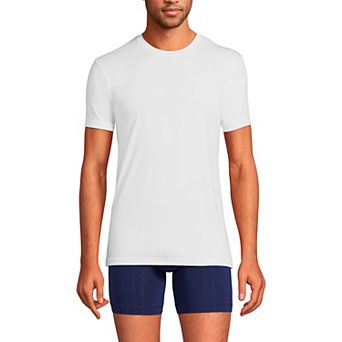 Men's Lands' End Flex Performance Crewneck Undershirt