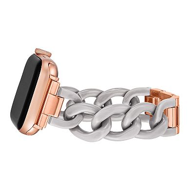 Nine West Women's Plastic Chain Link Bracelet designed for Apple Watch