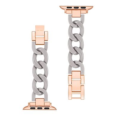 Nine West Women's Plastic Chain Link Bracelet designed for Apple Watch