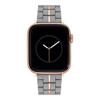 Nine West Women's Rubberized Link Bracelet designed for Apple Watch®