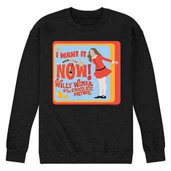 Men's Willy Wonka Veruca Salt Fleece Sweatshirt