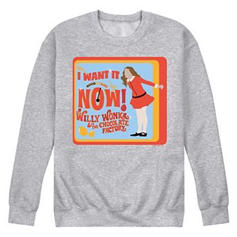 Men's Willy Wonka Veruca Salt Fleece Sweatshirt