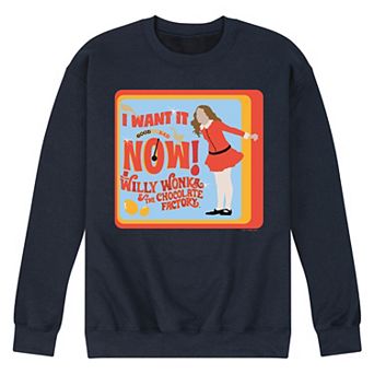 Men's Willy Wonka Veruca Salt Fleece Sweatshirt