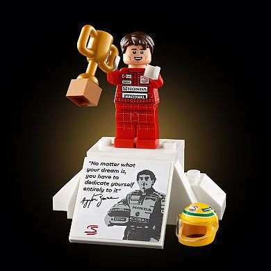 LEGO Icons McLaren MP4/4 & Ayrton Senna Model Race Car 10330 Building Kit (693 Pieces)
