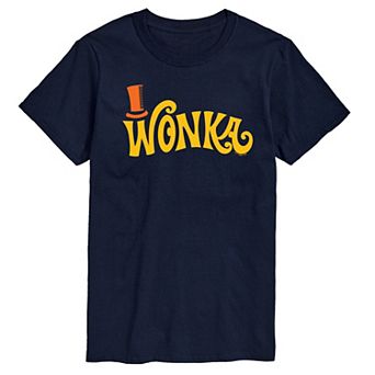 Men's Willy Wonka Retro Willy Wonka Logo Graphic Tee