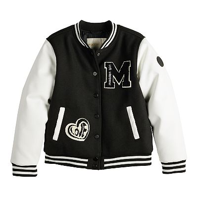 Girls 4-18 madden girl Varsity Jacket