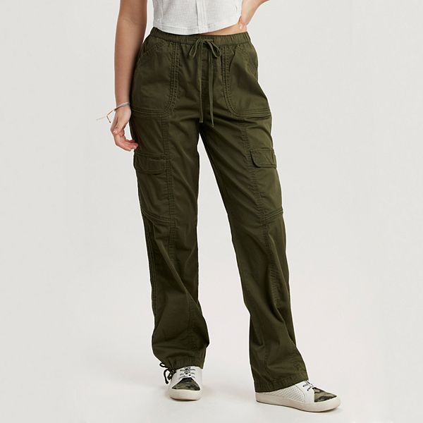 Juniors' Unionbay Stretch Twill Straight Leg Cargo Pants