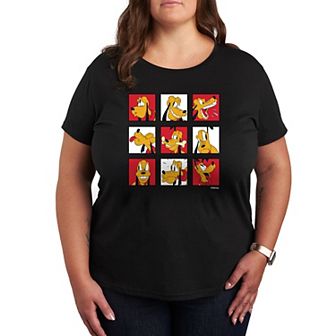 Disney's Pluto Plus Grid Graphic Tee