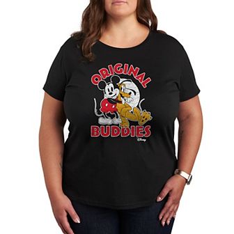 Disney's Mickey Mouse & Pluto Plus Original Buddies Graphic Tee