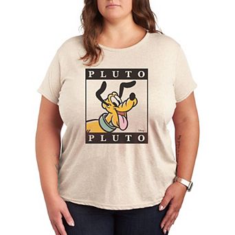 Disney's Pluto Plus Type Block Graphic Tee