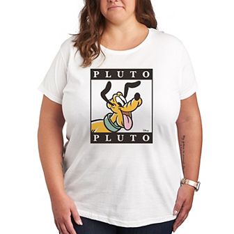 Disney's Pluto Plus Type Block Graphic Tee