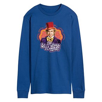 Men's Willy Wonka Long Sleeve Graphic Tee