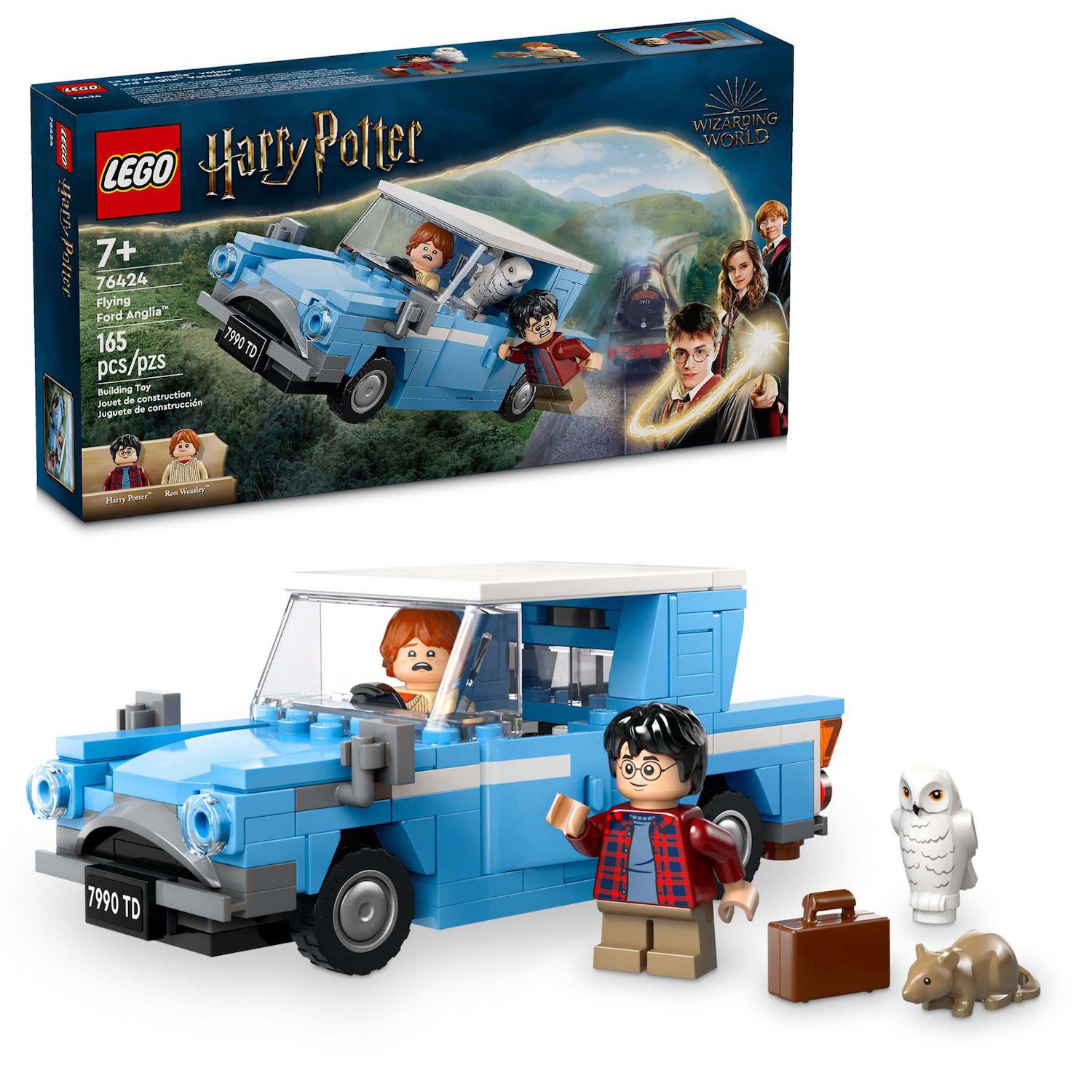 Детские конструкторы LEGO Harry Potter Flying Ford Anglia Car 76424 Building Kit (165 Pieces)