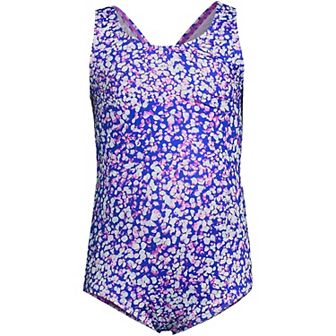 Girls 8-16 Plus Lands' End Chlorine Resistant One Piece Swimsuit