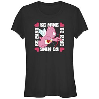 Juniors' Care Bears Be Mine Heart Box Graphic Tee