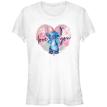 Disney's Lilo & Stitch Love You Stitch Juniors' Graphic Tee