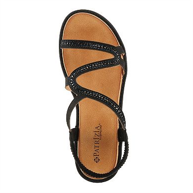 Patrizia Zigged Women's Rhinestone Platform Sandals