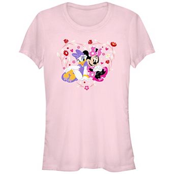 Disney's Minnie Mouse And Daisy Duck Loving Friends Juniors' Graphic Tee