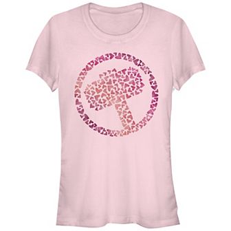 Marvel's Thor Hearts Filled Emblem Juniors' Graphic Tee