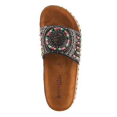 Patrizia Swirla Women's Beaded Slide Sandals