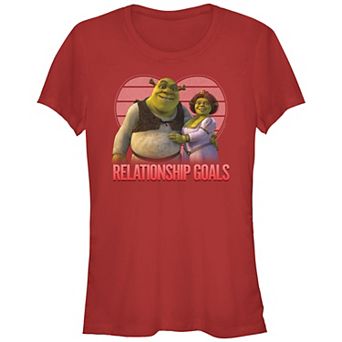 Juniors' Shrek And Fiona Relationship Goals Graphic Tee