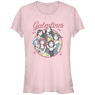 Disney's Princess Galentines Group Juniors' Graphic Tee